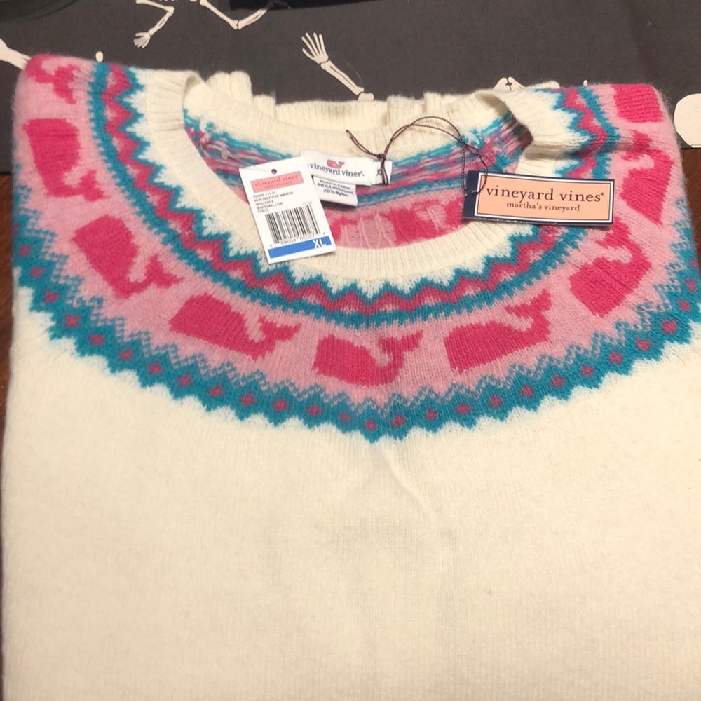 NWT “Whaleisle” yoke-neck sweater size XL